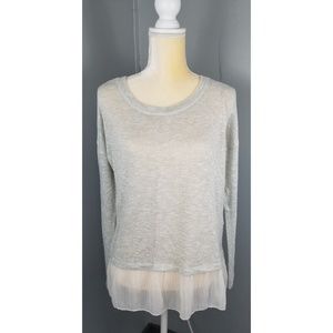 Abercrombie & Fitch Gray Sweater Top Small